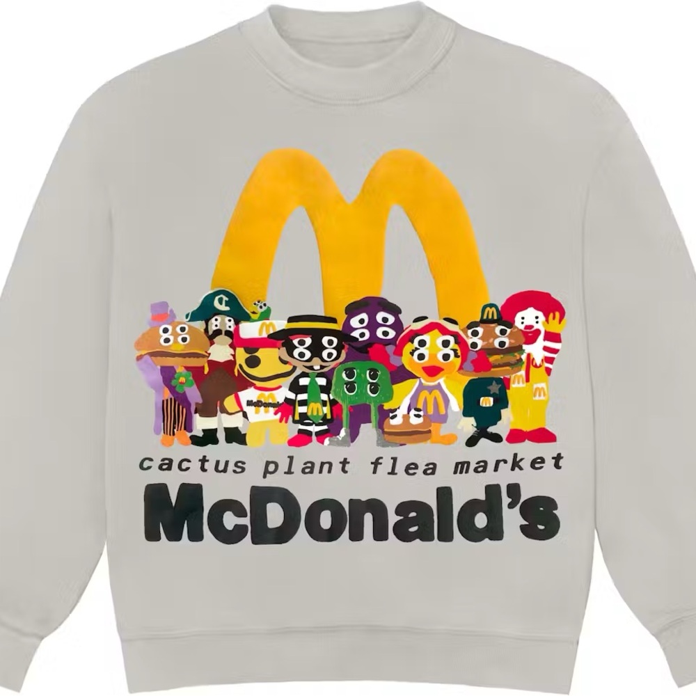 Cactus Plant Flea Market x McDonald's Cactus Buddy! And Friends Crewneck.